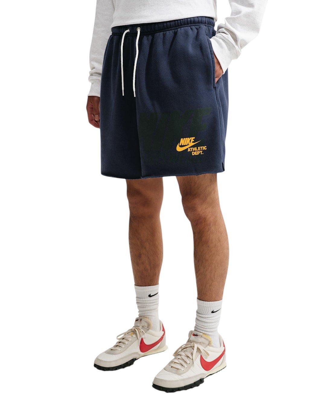 Nike Men's Sportswear Club Athletic Dept Fleece Shorts - BLUE